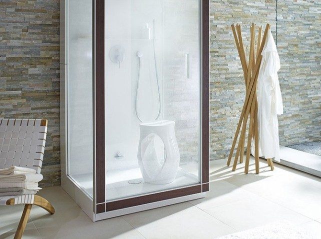 Duche para uma casa de banho zen