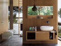 Casa de banho de estilo zen